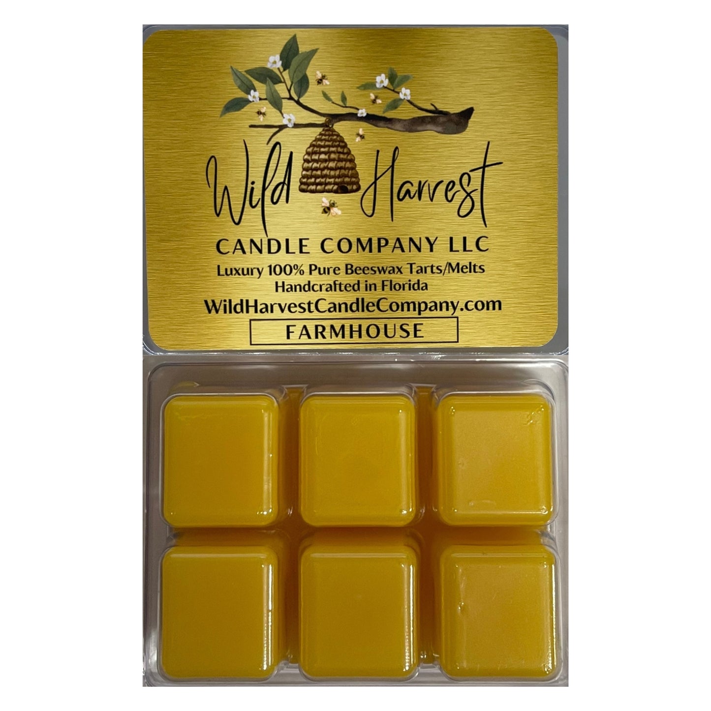 FARMHOUSE SCENTED - Pure Beeswax Melts for Warmers, (1-PACK)