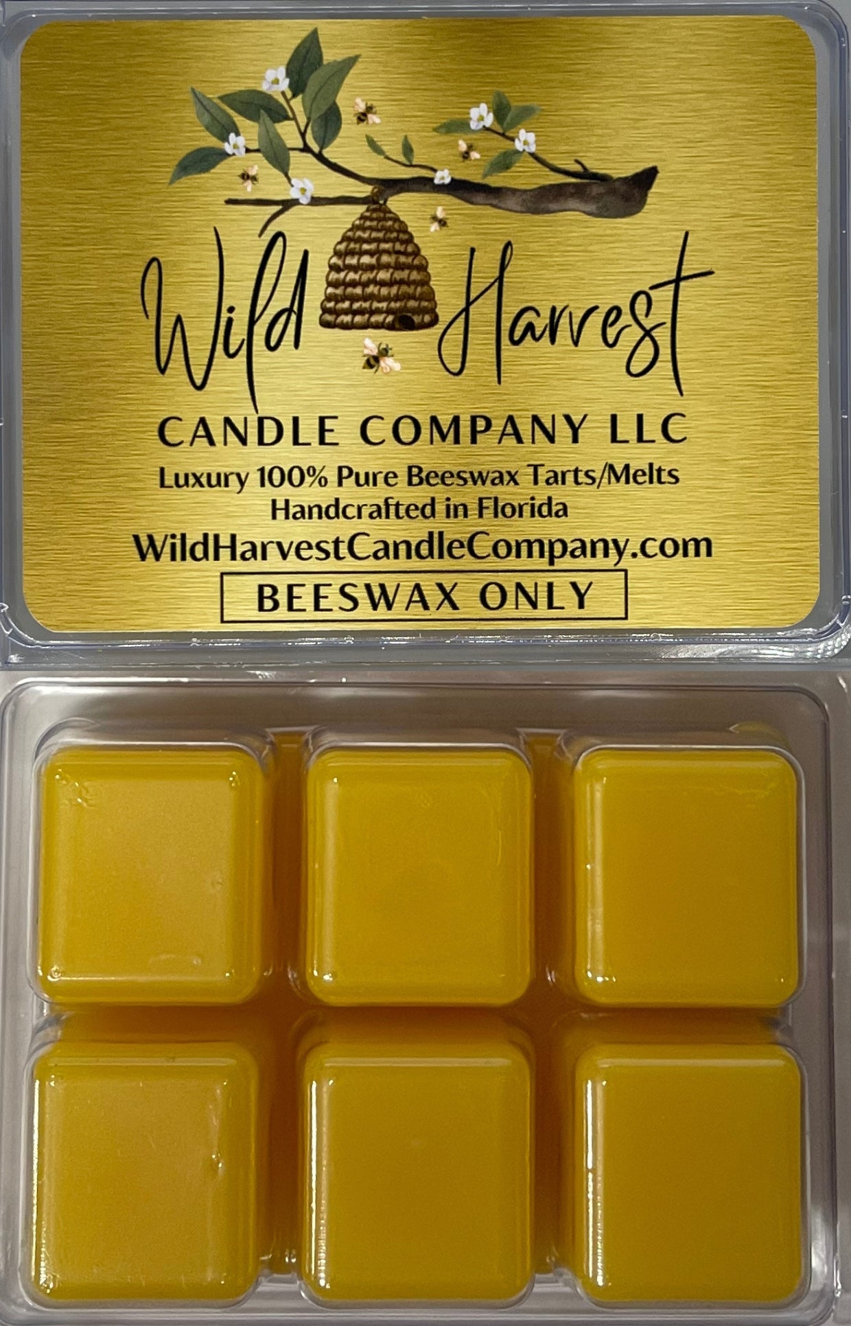BEESWAX ONLY - Pure Beeswax Melts for Warmers, (1-PACK)