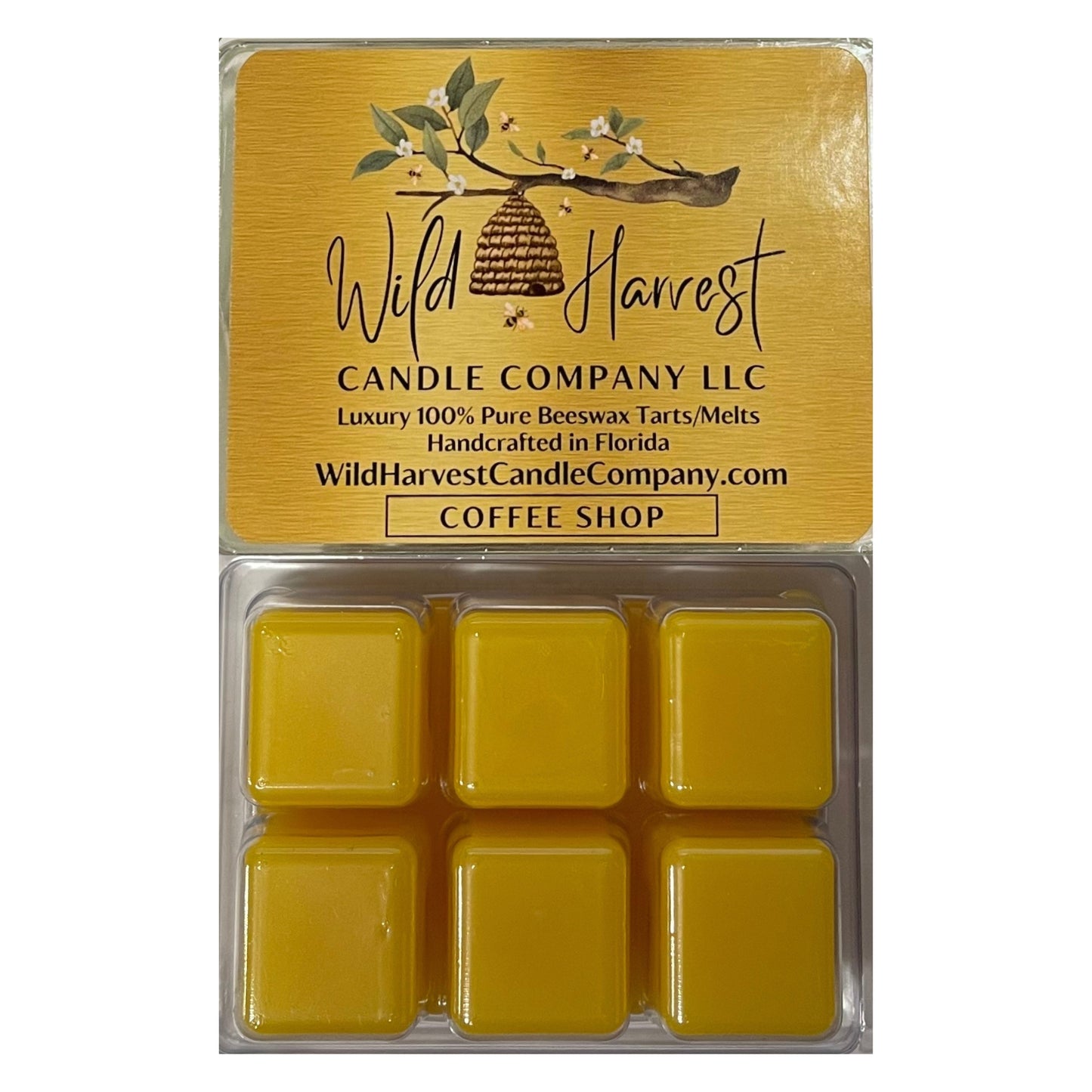 COFFEE SHOP SCENTED - Pure Beeswax Melts for Warmers (1-PACK)