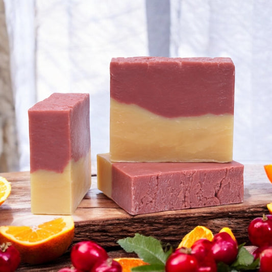 Cranberry Orange Organic Handmade Soap