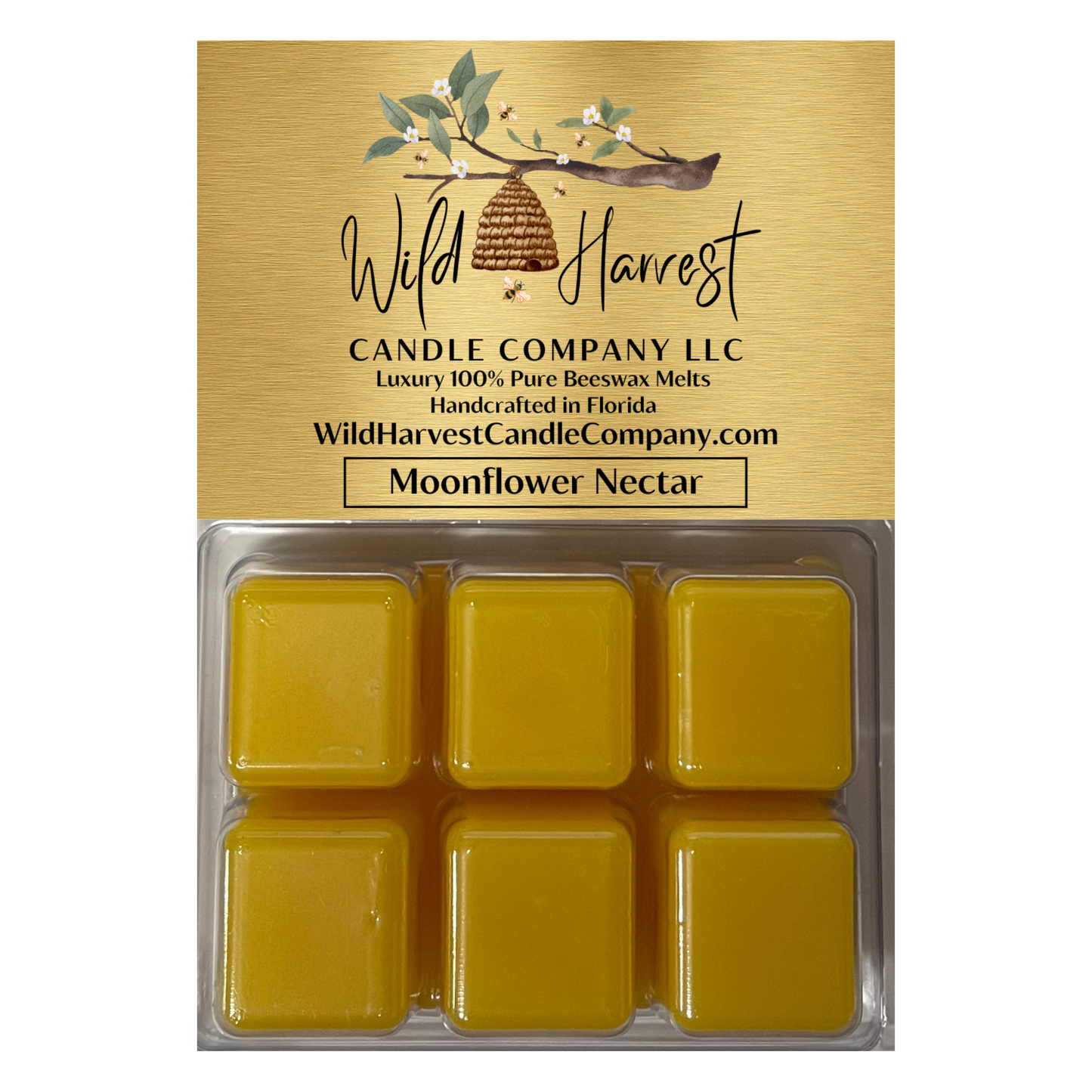 Moonflower Nectar Scented, Pure Beeswax Melts for Warmers (1-Pack)
