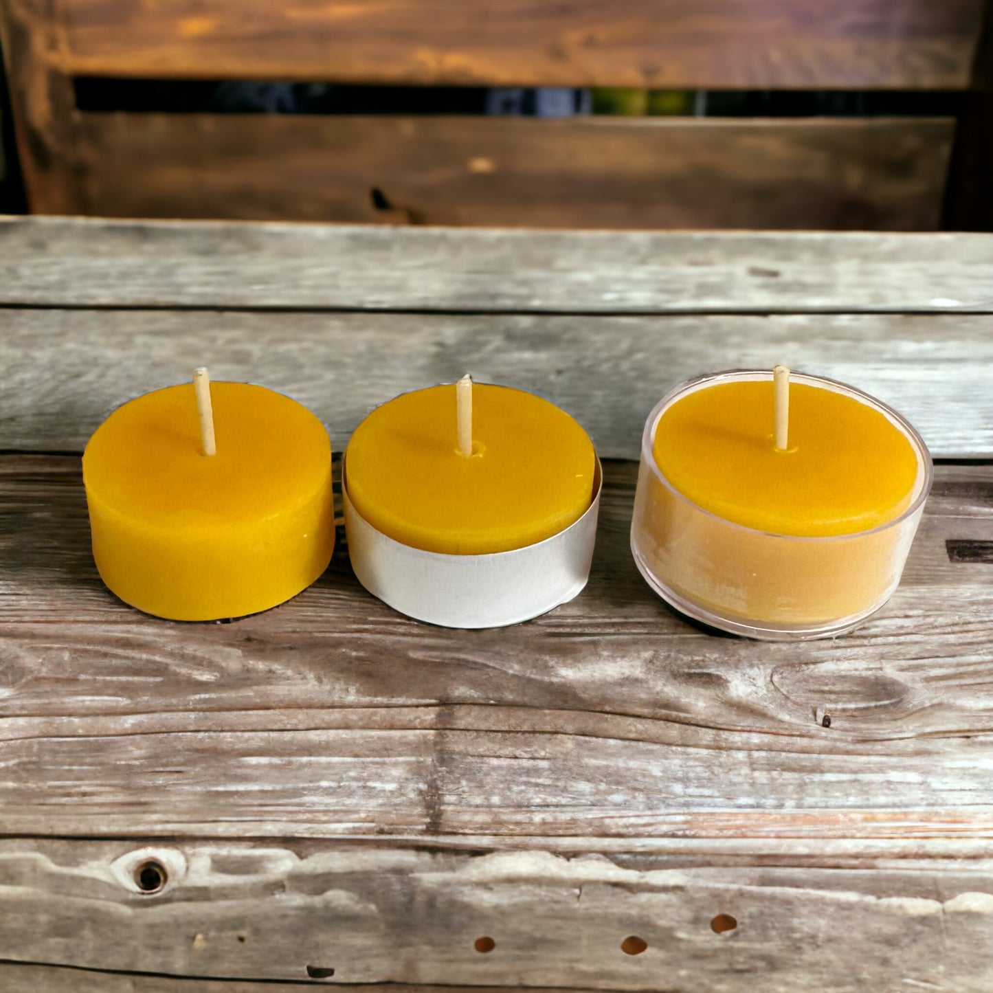 Tealight Beeswax Candles Bulk 100% Pure Natural Beeswax