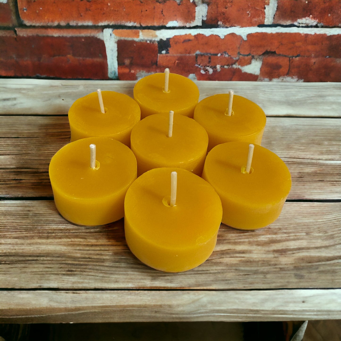 Tealight Beeswax Candles Bulk 100% Pure Natural Beeswax