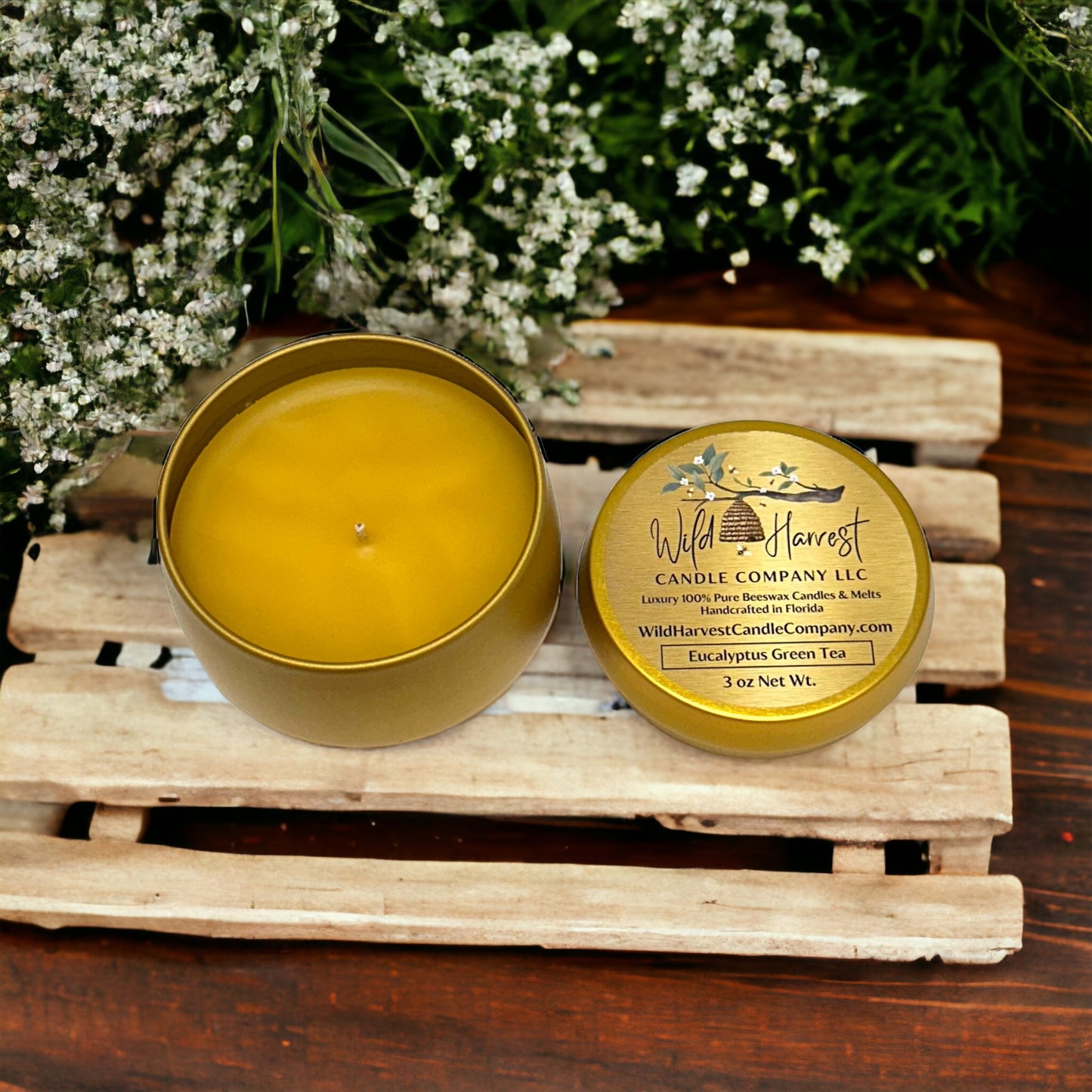 Holiday Candle Tin Bundle - Set of 3 (3 oz Mini Tins) Choose Your Scents!