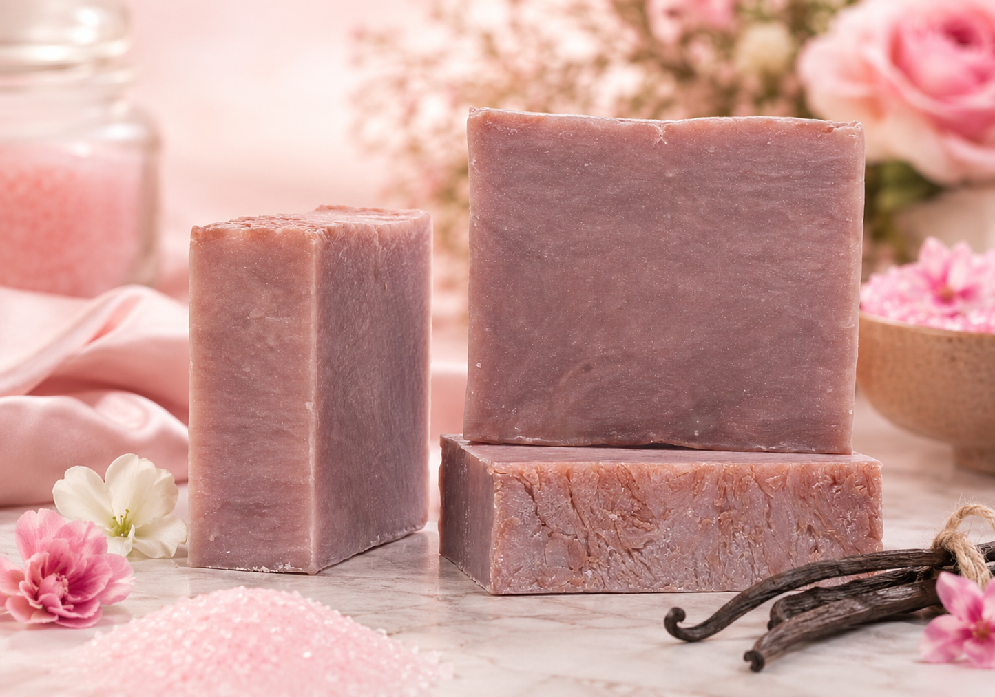 Pink Sugar Organic Handmade Soap