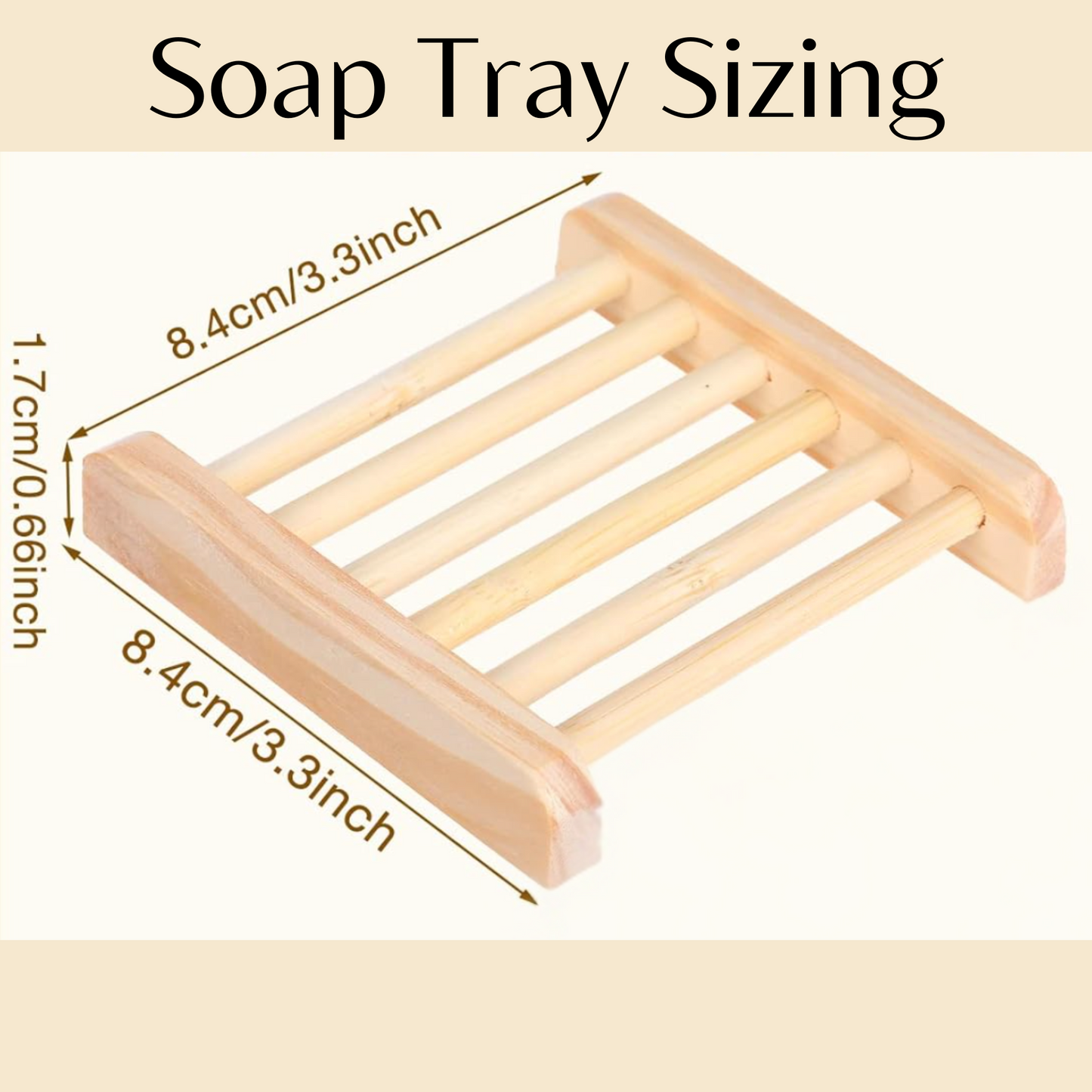 Bamboo Wood Soap Dish - Soap Saver