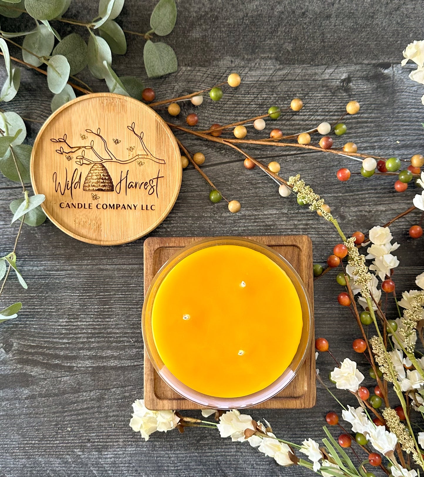 Scented Pure Beeswax Candles, 12 oz net wt - Choose Your Scent - Signature Collection
