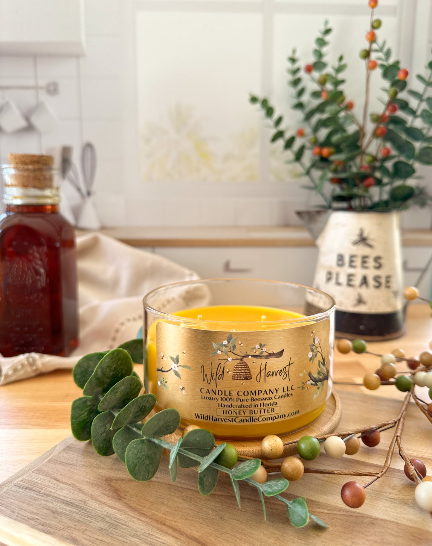 2-Pack Mix or Match 12 oz Scented Pure Beeswax Candles - Candle Gift Set