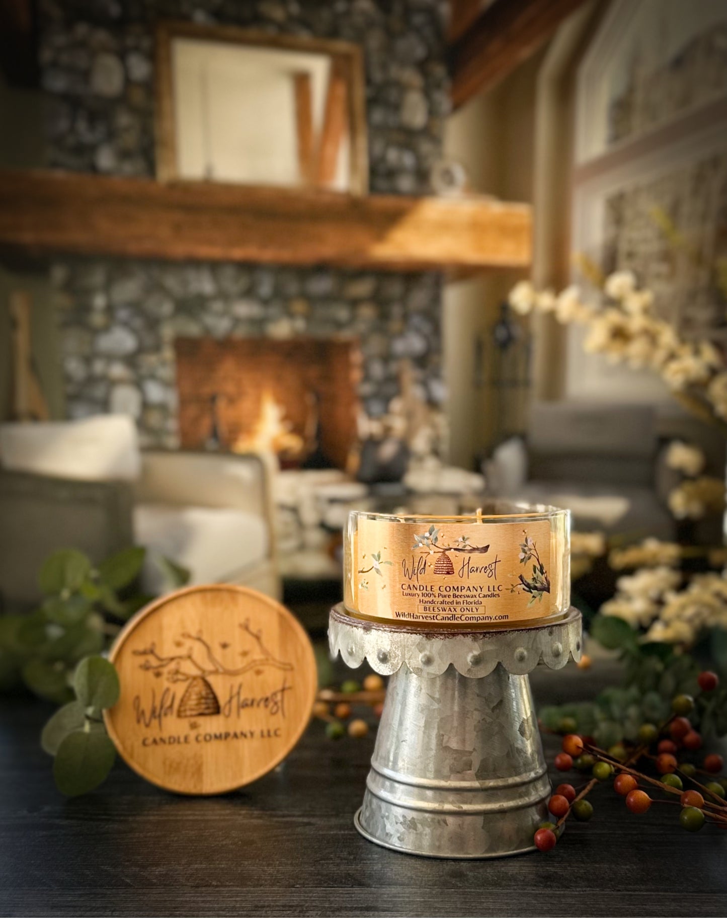 2-Pack Mix or Match 12 oz Scented Pure Beeswax Candles - Candle Gift Set