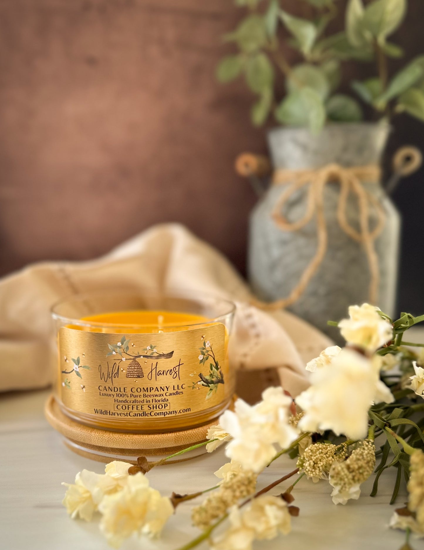 2-Pack Mix or Match 12 oz Scented Pure Beeswax Candles - Candle Gift Set