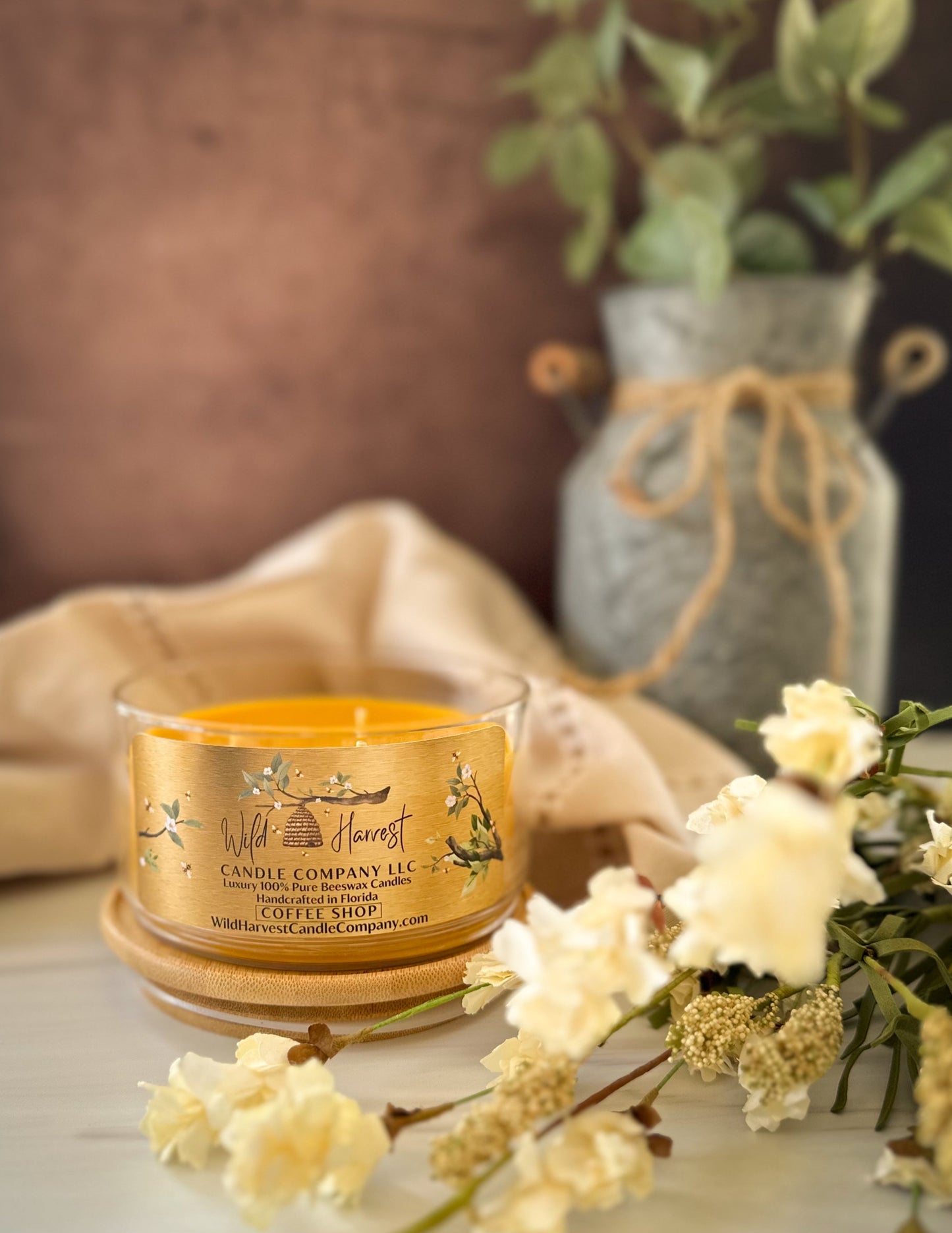 Scented Pure Beeswax Candles, 12 oz net wt - Choose Your Scent - Signature Collection