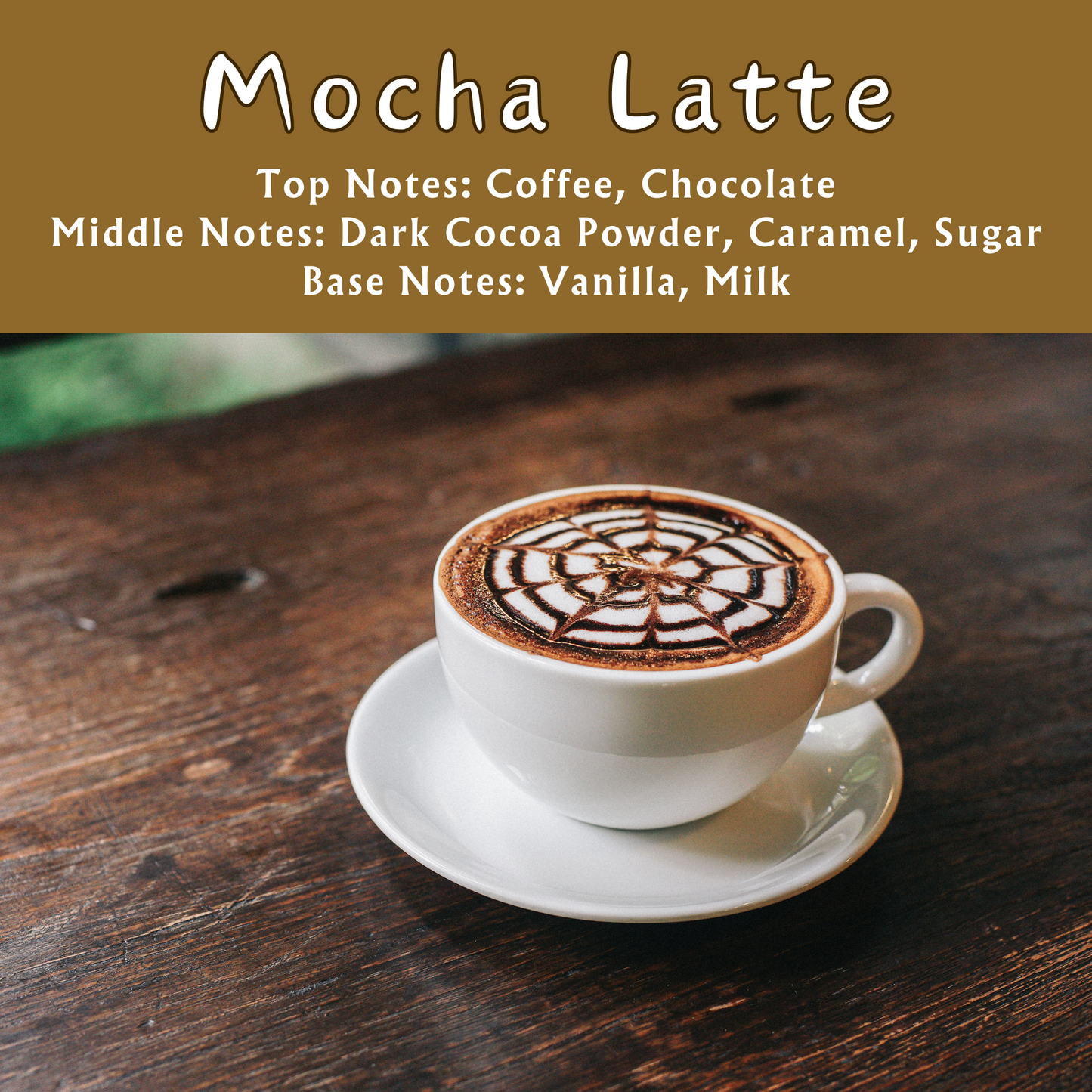 Mocha Latte Scented - Pure Beeswax Melts (1-Pack)