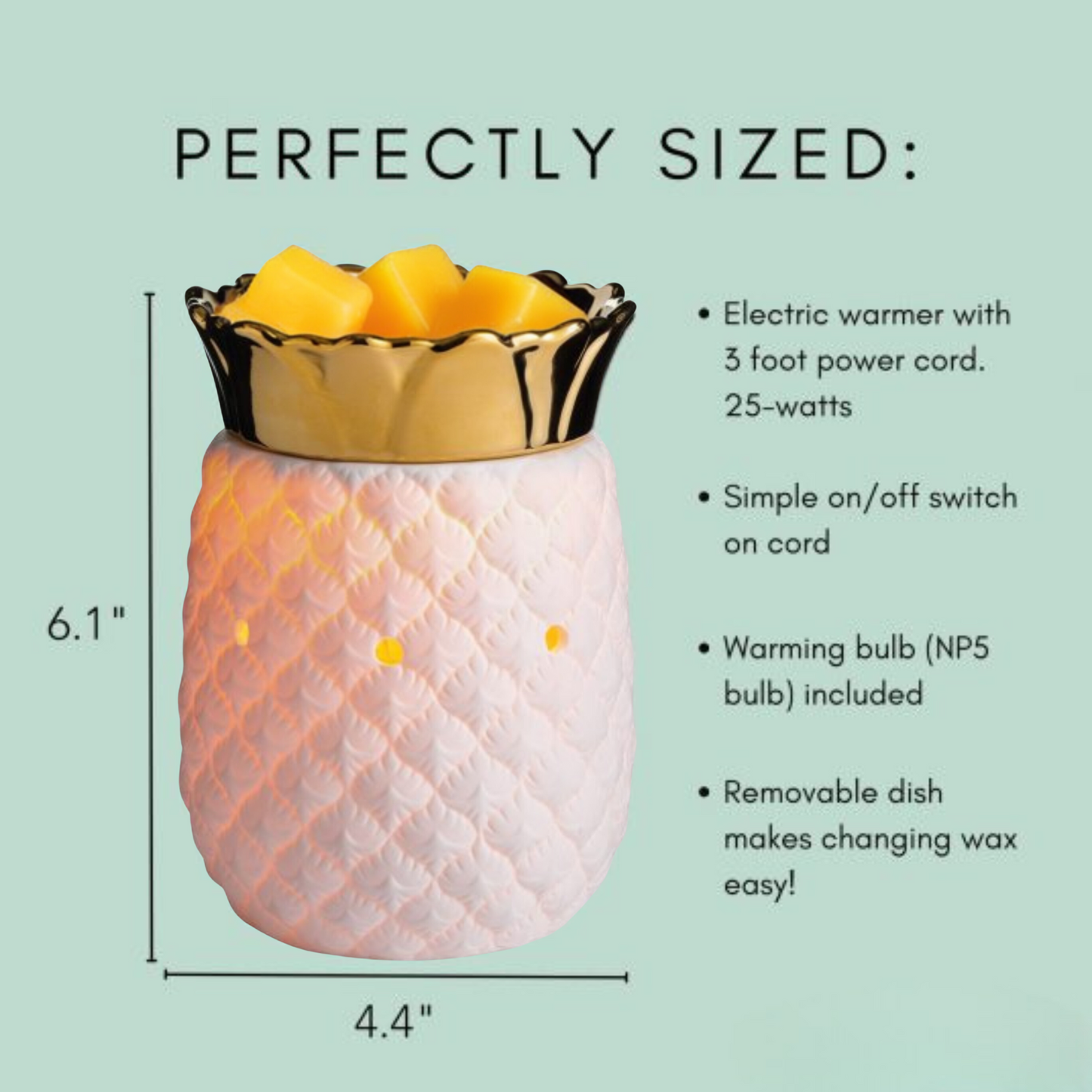 Pineapple Illumination Fragrance Wax Warmer