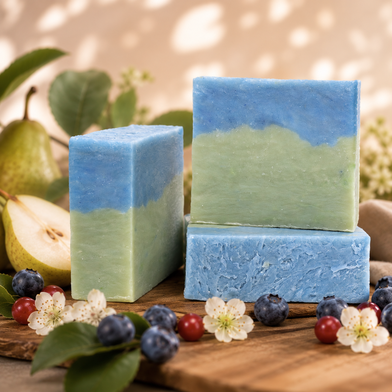 Sugared Pear and Berry Organic Handmade Soap