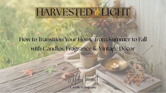How to Transition Your Home from Summer to Fall with Candles, Fragrance & Vintage Décor