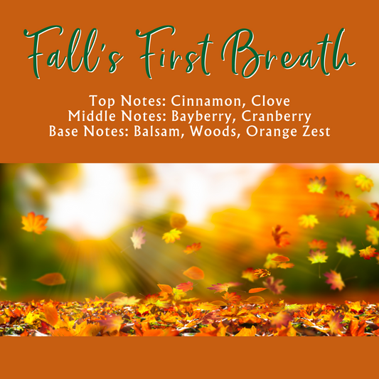 Fall's First Breath Scented - Pure Beeswax Melts for Warmers, (1-PACK)