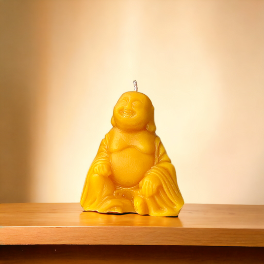Buddha Statue Beeswax Candle