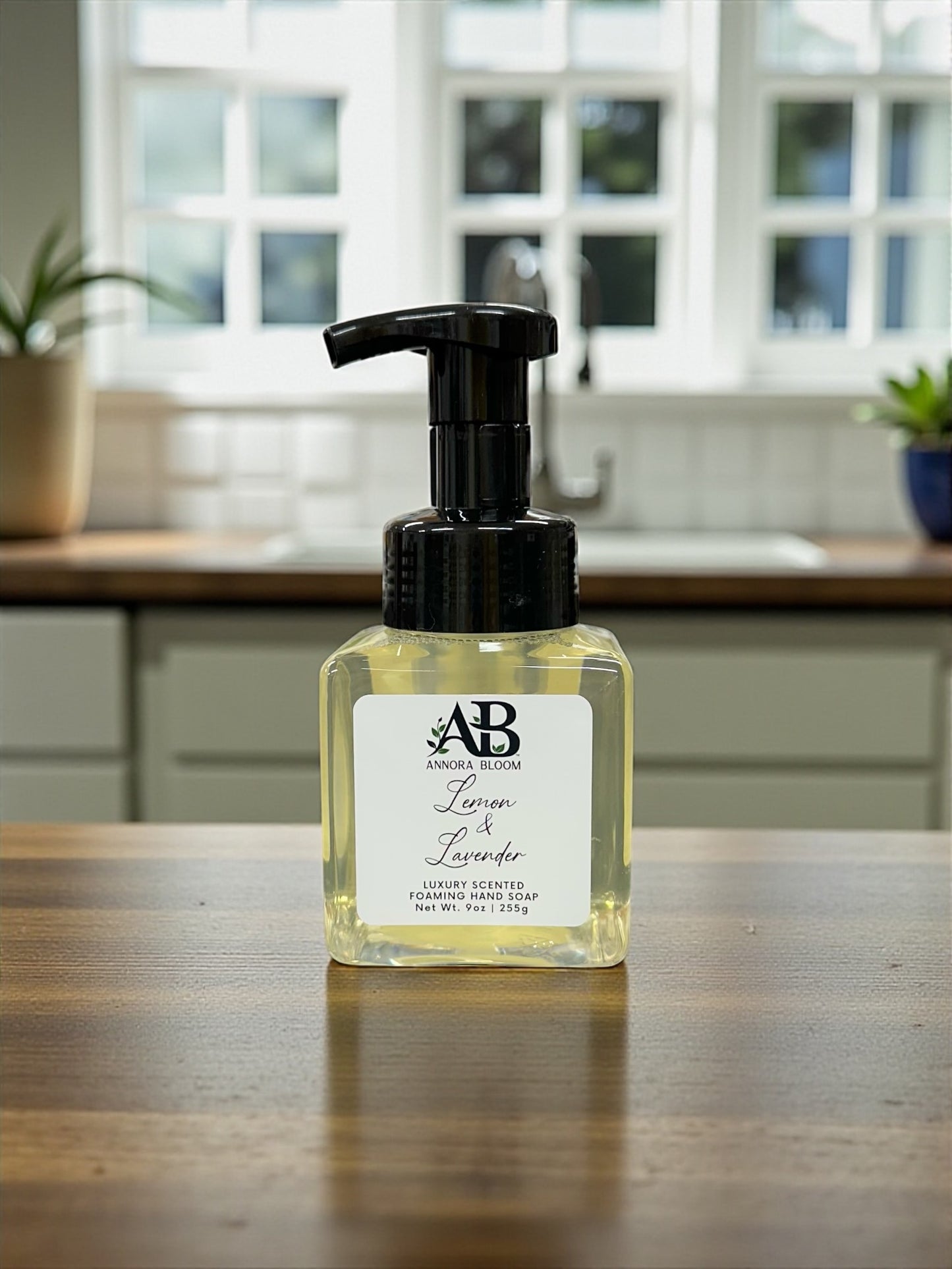 Lemon Lavender – Luxury Boutique Foaming Hand Soap 9 oz | Handcrafted by Annora Bloom