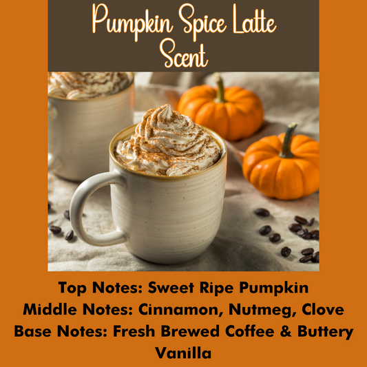 Pumpkin Spice Latte Scented- Pure Beeswax Melts for Warmers (1-PACK)