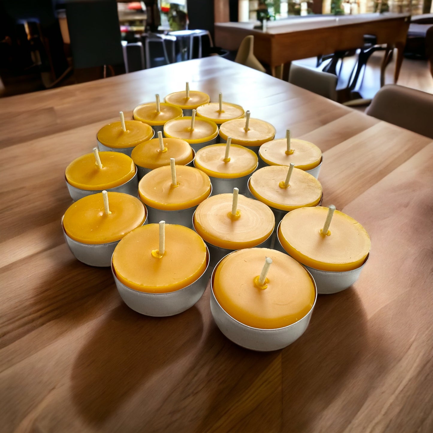 Tealight Beeswax Candles Bulk 100% Pure Natural Beeswax