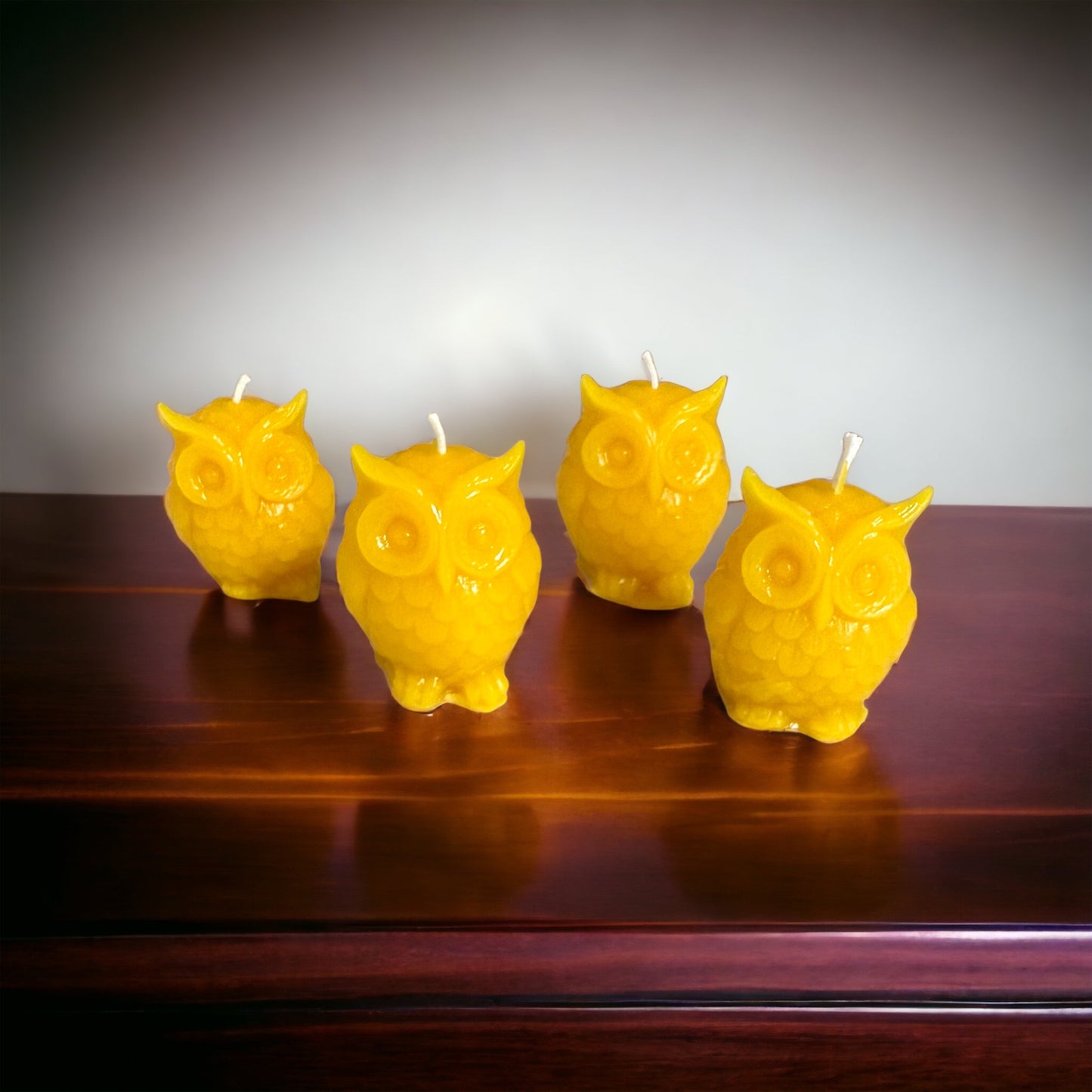 Beeswax Owl Candles