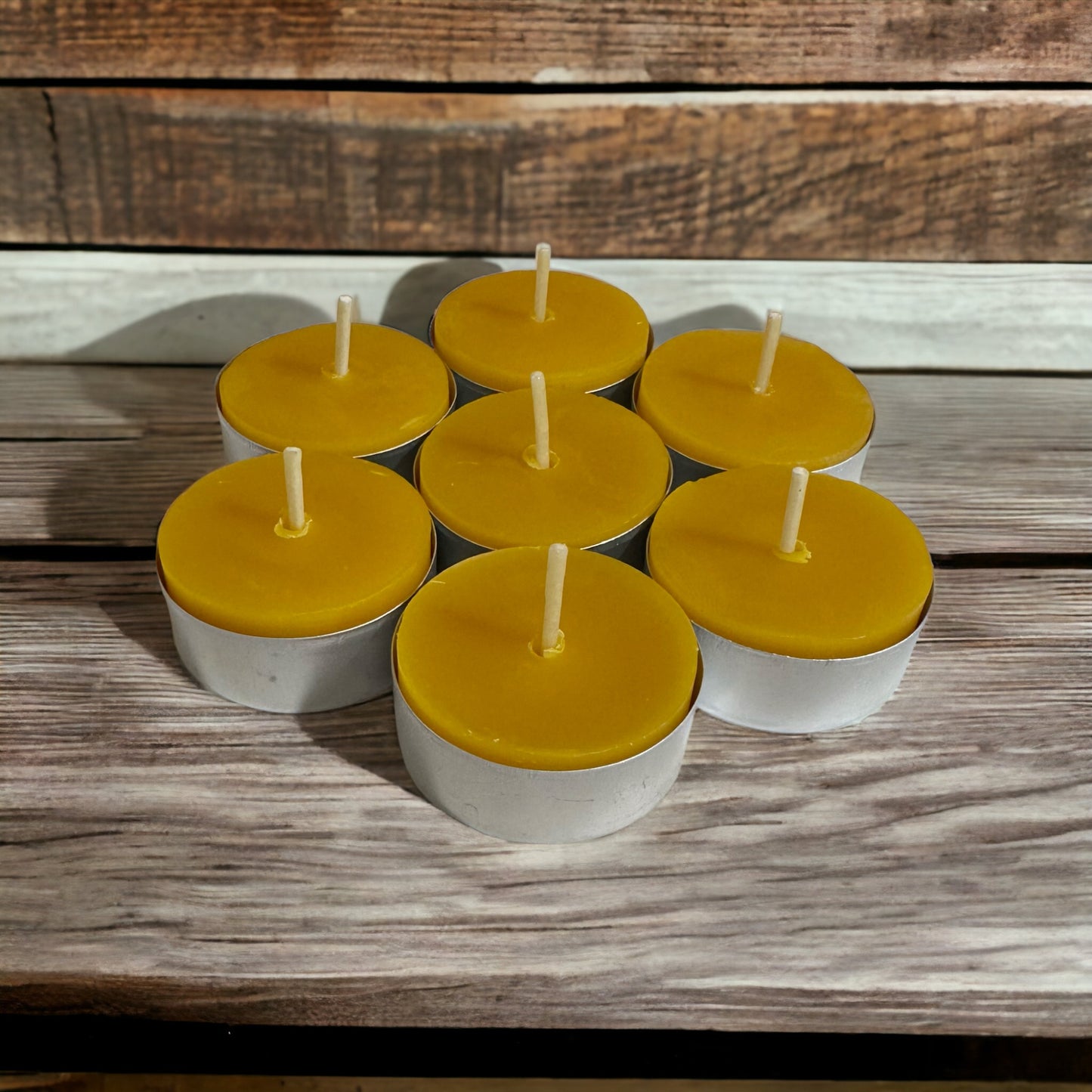 Tealight Beeswax Candles Bulk 100% Pure Natural Beeswax