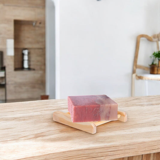 Bamboo Wood Soap Dish - Soap Saver