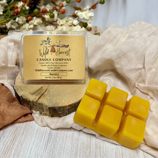 AURORA SCENTED - Pure Beeswax Melts for Warmers, (1-PACK)