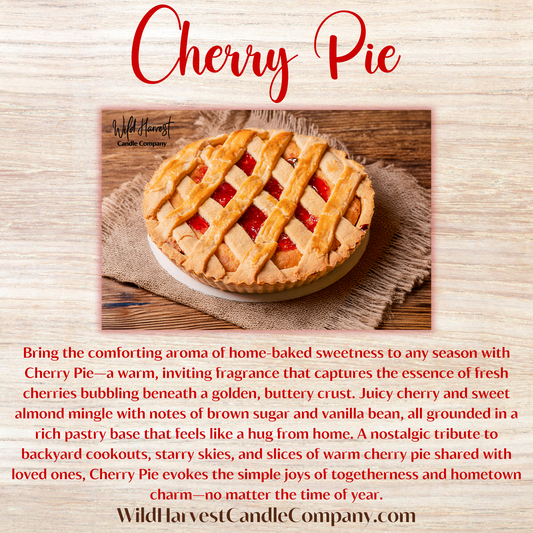 CHERRY PIE SCENTED - Pure Beeswax Melts (1-Pack)