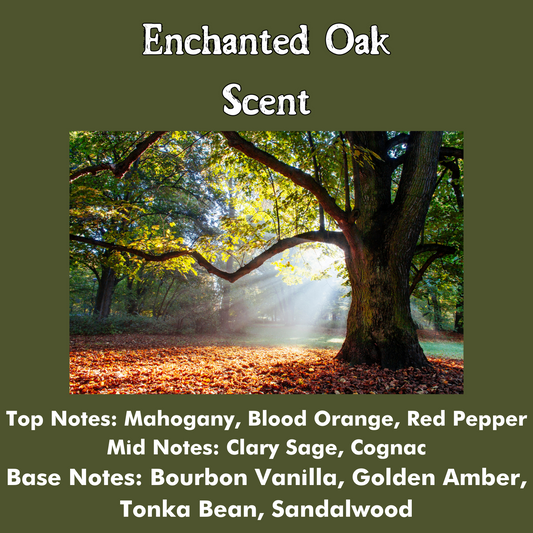 Enchanted Oak Scented - Pure Beeswax Melts for Warmers, (1-PACK)