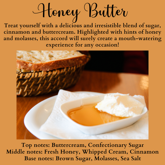 HONEY BUTTER SCENTED - Pure Beeswax Melts for Warmers (1-PACK)