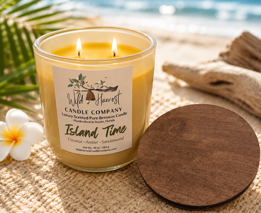Island Time Beeswax Candle