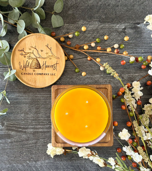 2-Pack Mix or Match 12 oz Scented Pure Beeswax Candles - Candle Gift Set