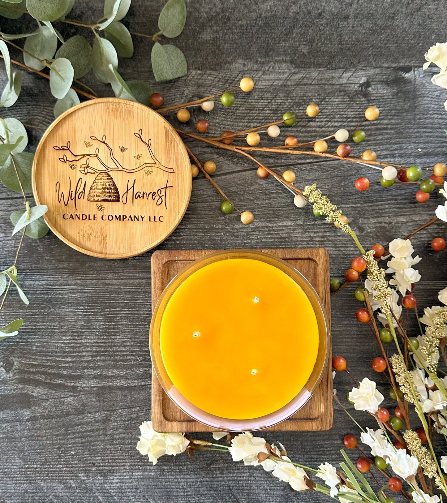Scented Pure Beeswax Candles, 12 oz net wt - Choose Your Scent