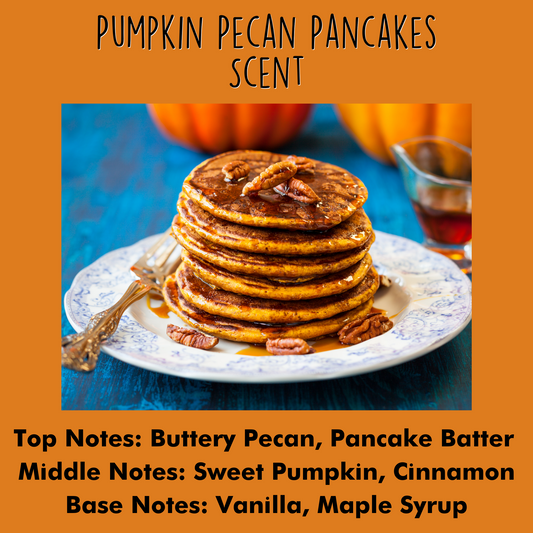 Pumpkin Pecan Pancakes Scented- Pure Beeswax Melts for Warmers (1-PACK)